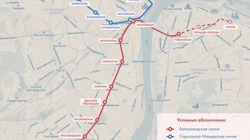 Проект продления линий метро в Нижнем Новгороде