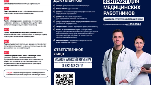 Буклет для подписания контракта с сайта ТМУ