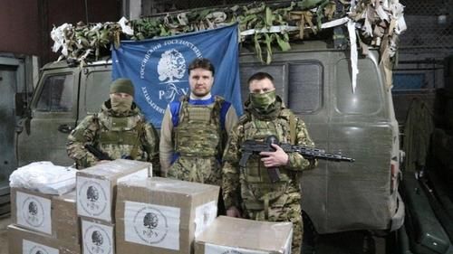 Никита Филин вместе с военными