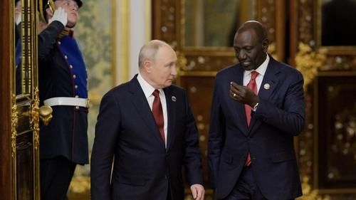  Владимир Путин и президент Республики Кении Уильям Руто