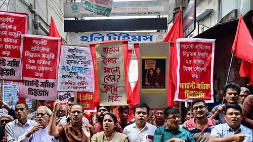 Протесты работни:ц в Бангладеш