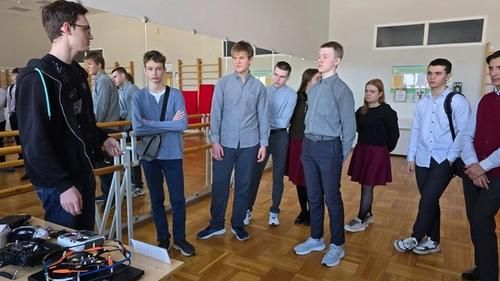 Мастер-класс в одной из школ