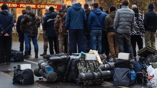 Мобилизованные в Ижевске.