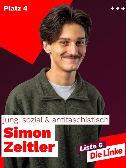Избирательная агитация немецкой левой партии Die Linke на выборах в муниципальный совет Нюрнберга