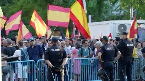 Митинг около посольства Марокко в Испании