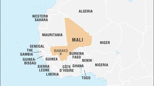 Карта Мали