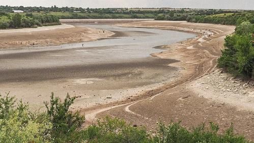 Каховское водохранилище сейчас