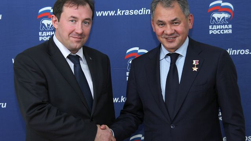 Дмитрий Ашаев и Сергей Шойгу